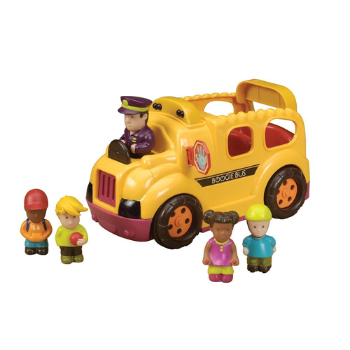Battat B Rrrroll BX1129 Kids Boogie Bus Toy with 5 Characters