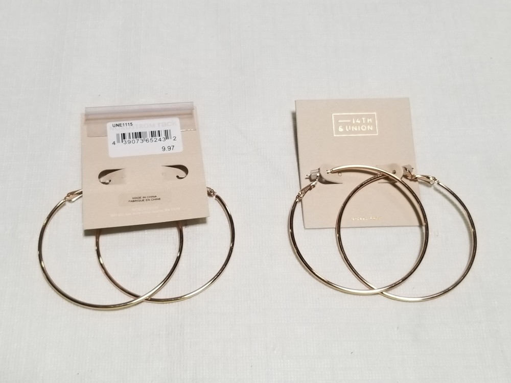14TH&UNION EARRINGS GOLD TONE UNE1115