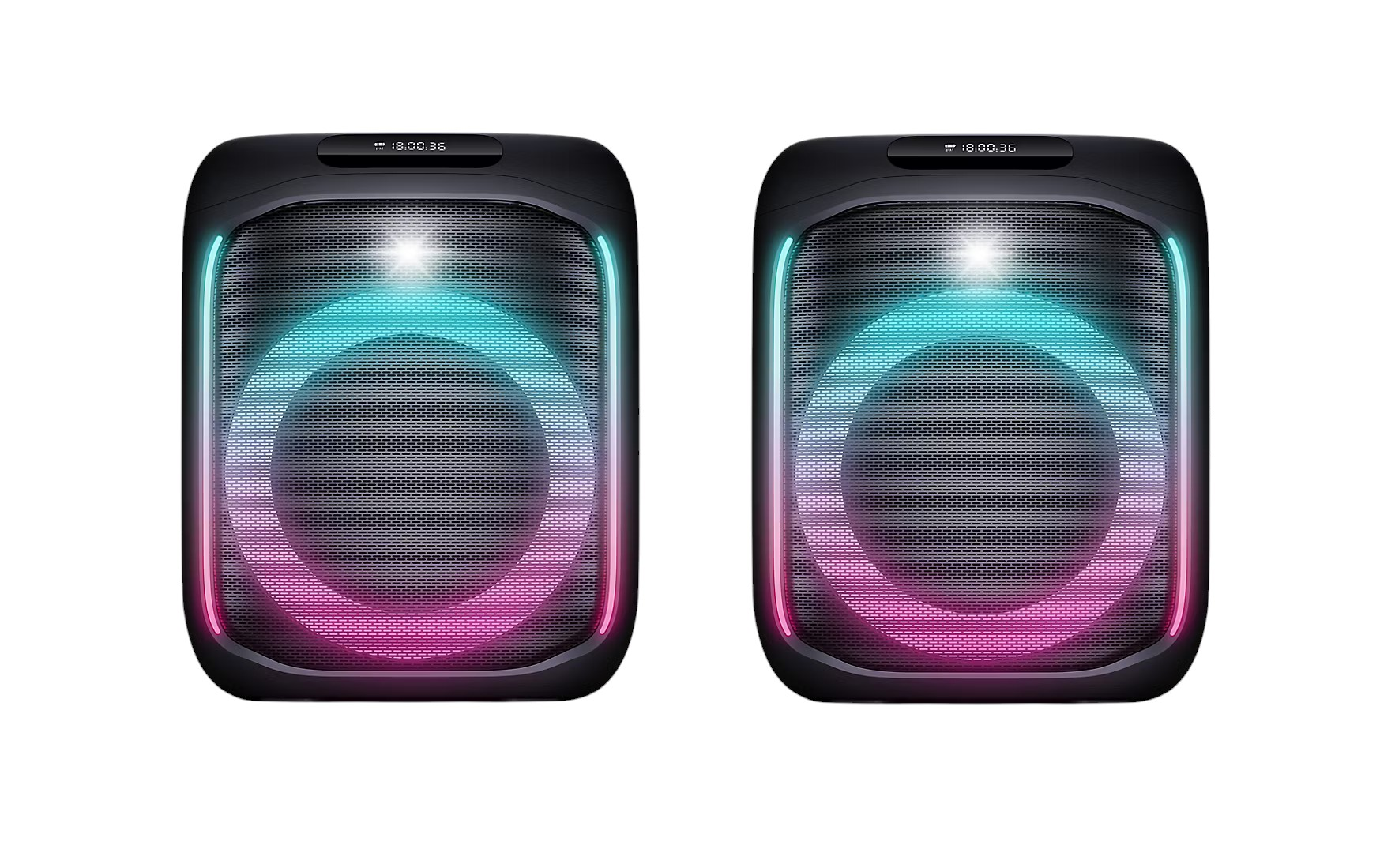 Edison Professional Block Party 2.0 Bluetooth Portable Party Speaker, 2 pk.