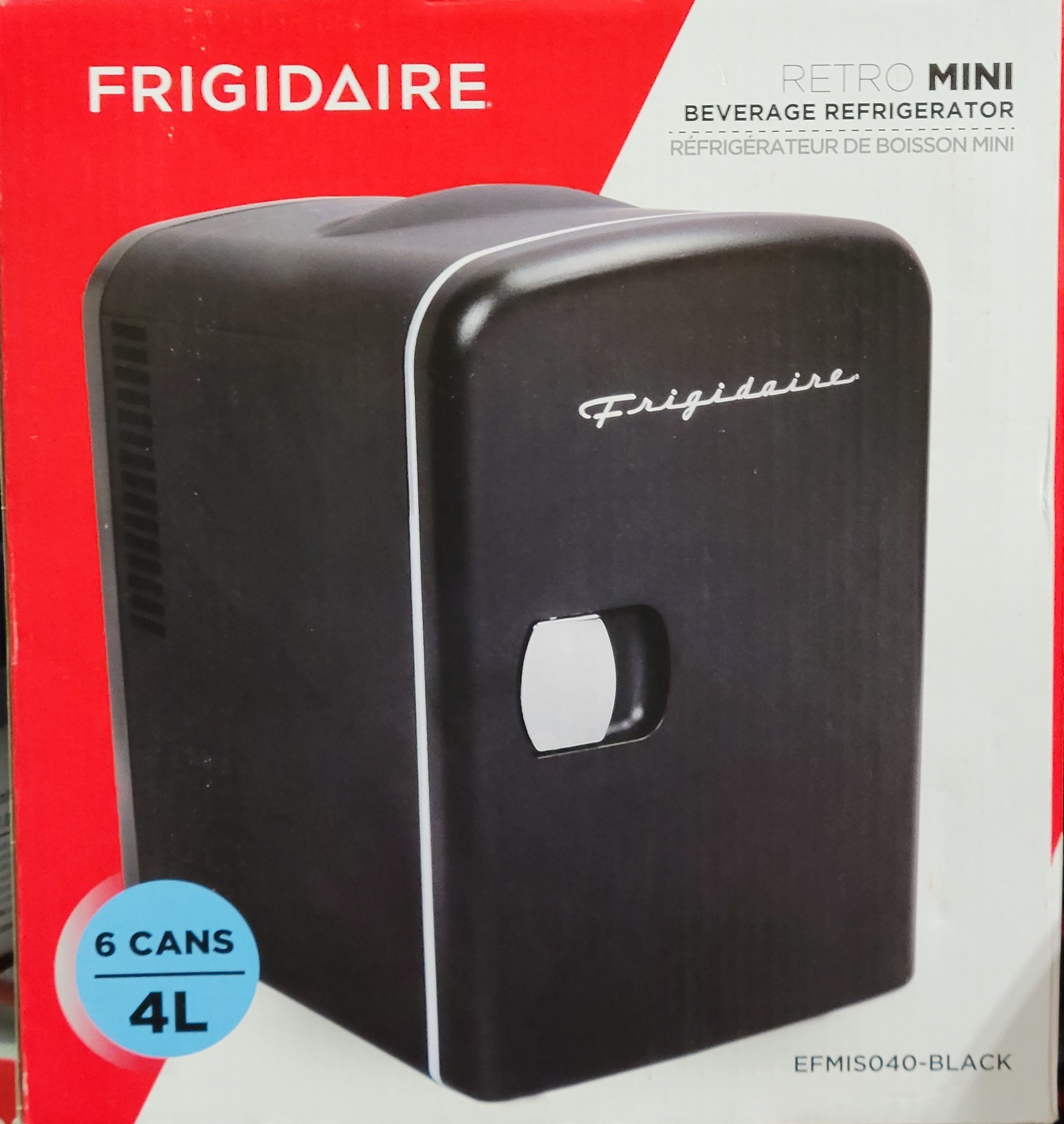 FRIGIDAIRE PORTABLE 6-CAN MINI FRIDGE