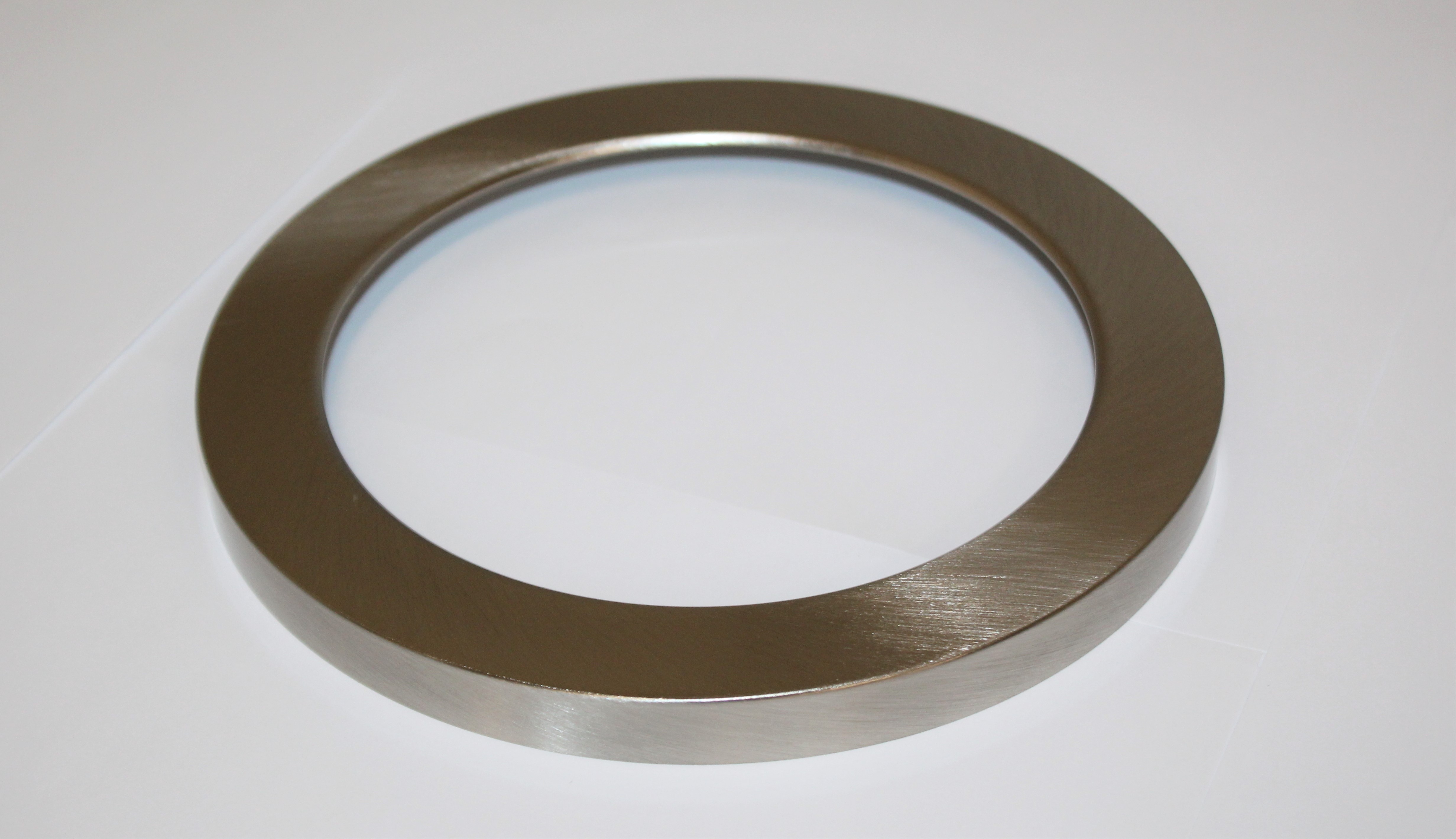 Sunset Lighting K8206-80 6" Decorative Metal Trim in Satin Nickel  for F8206-30