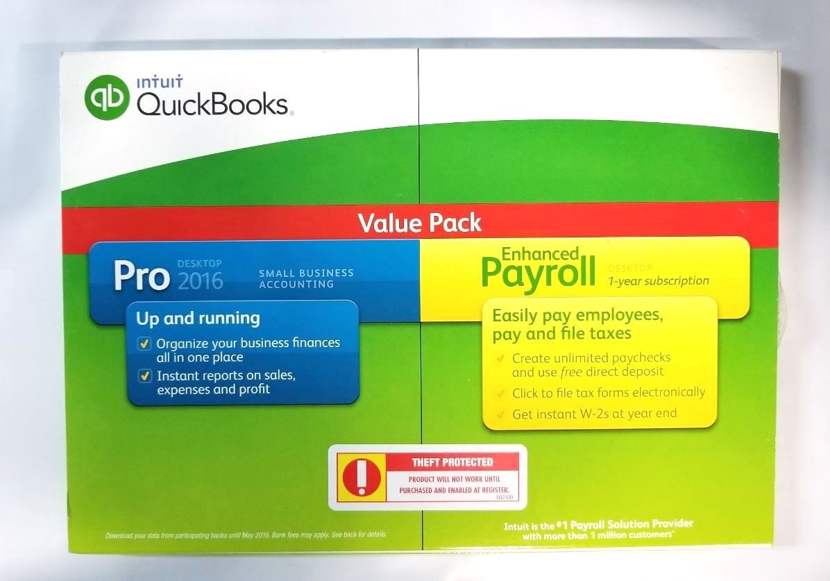 Quickbooks Desktop Pro 2017 With Payroll