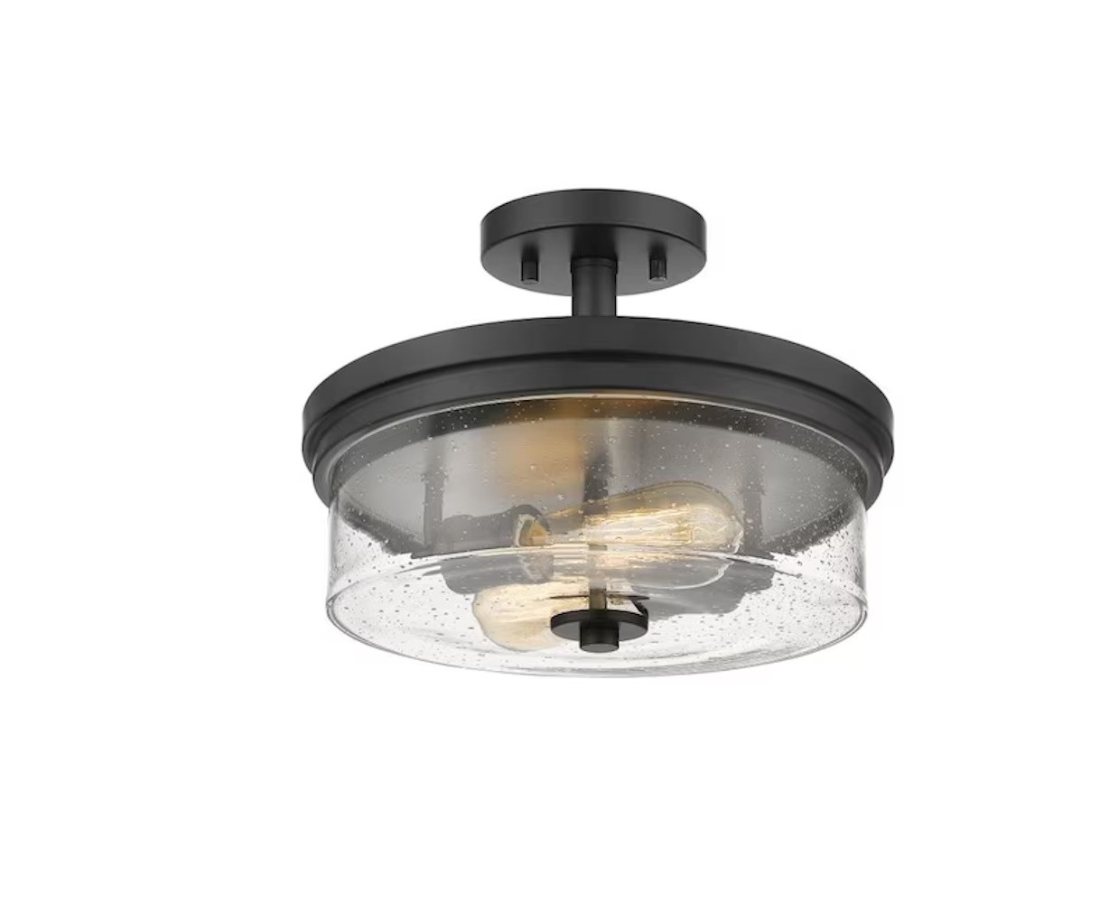 2LT MB HALSTON SEMI-FLUSH PROV BRONZE