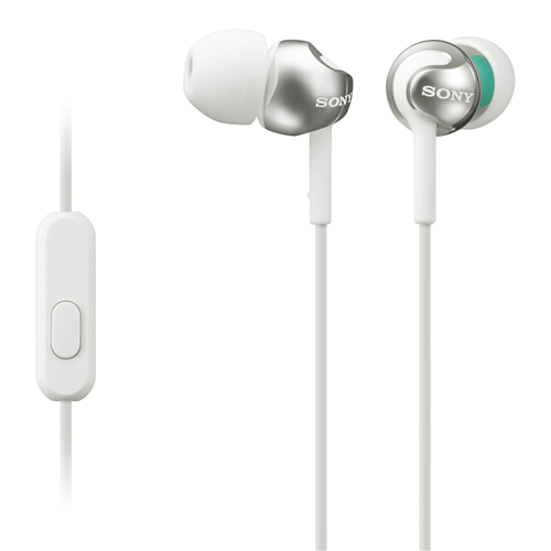 Sony In-Ear Headphone W/ Mic- White