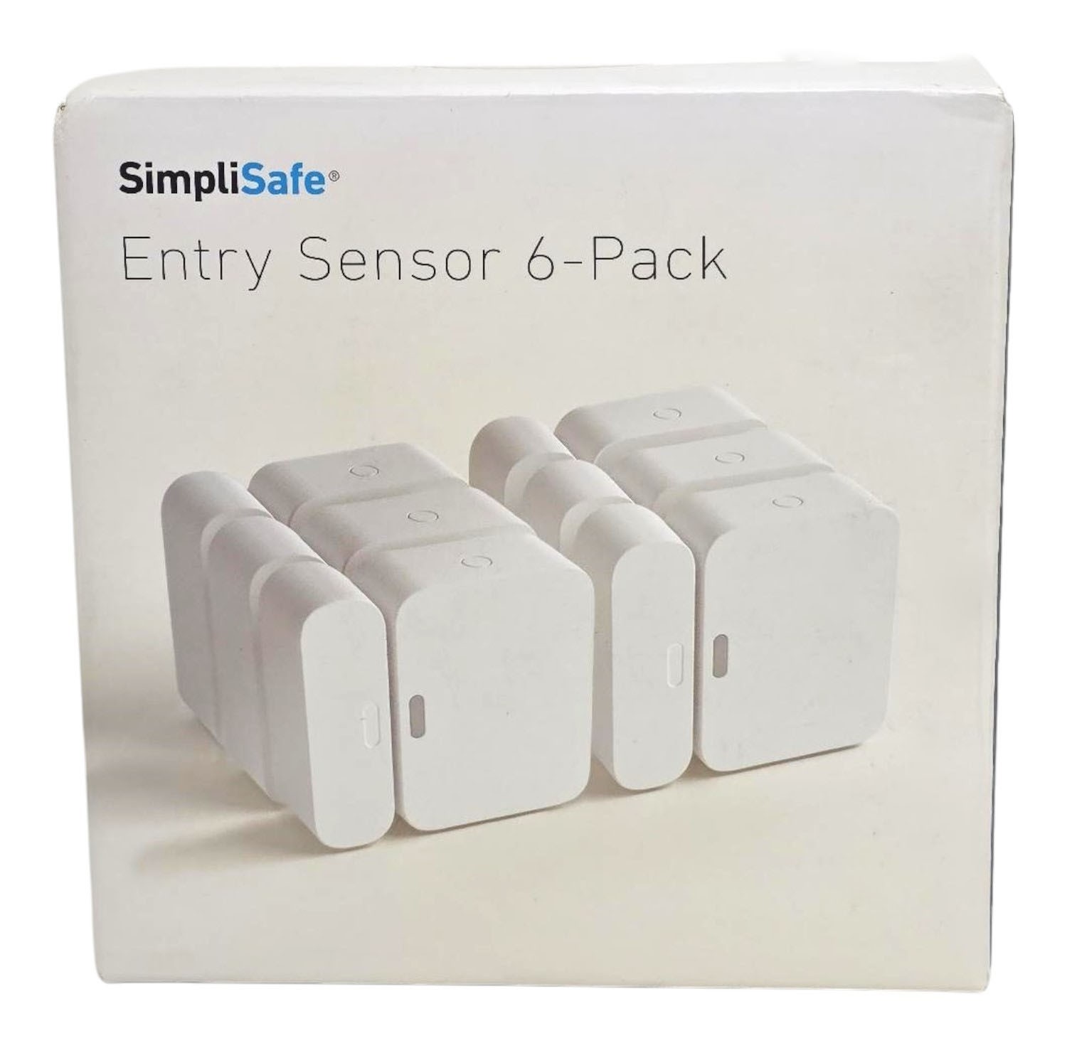 SimpliSafe Entry Sensor, Security System Accessory ENS306 White, 6-pack