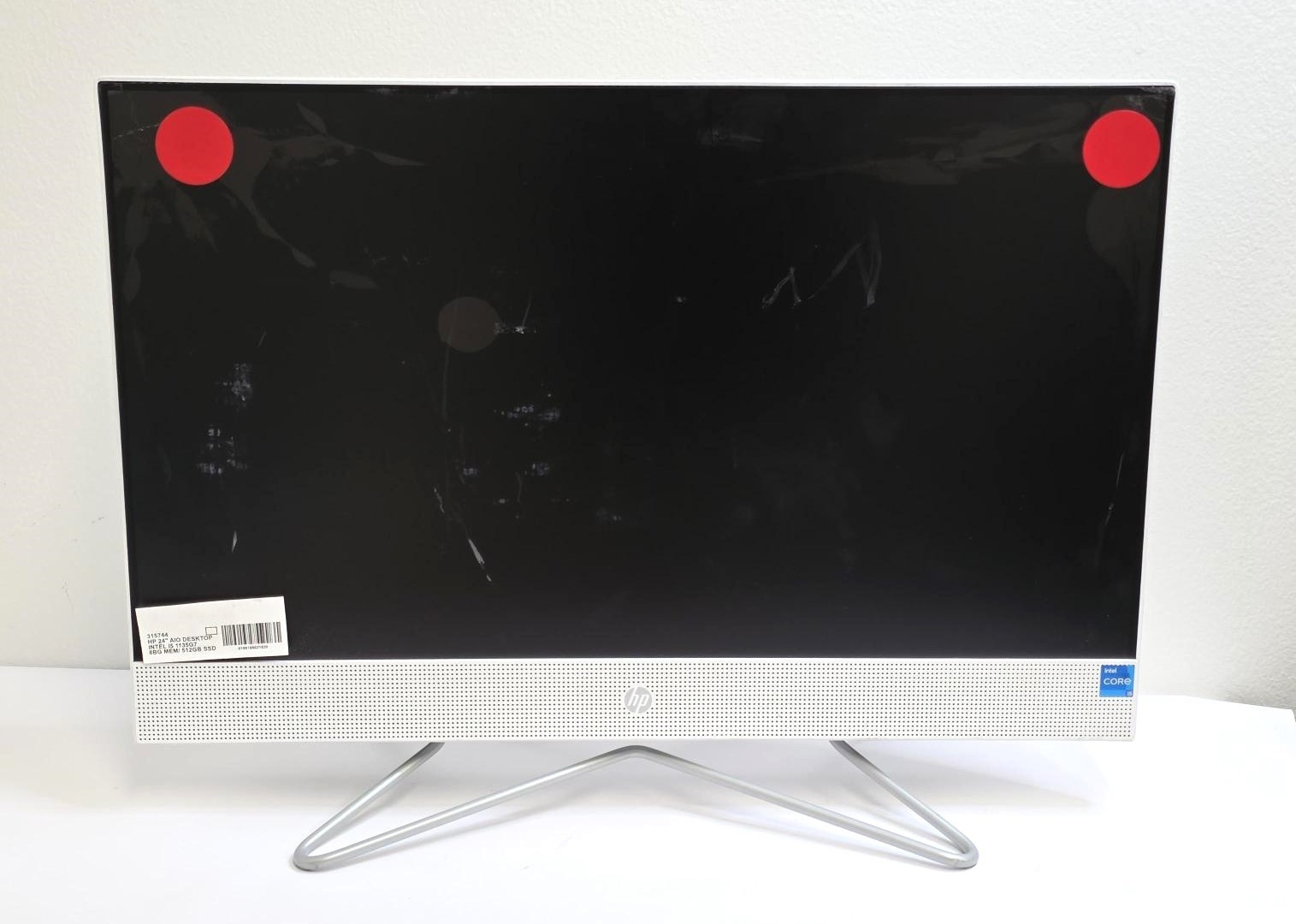 HP 24-DF1370 23.8"All-in-One PC i5-1135G7 8GB 512GB AS IS-Cracked Screen 1J7Q7AA#ABA