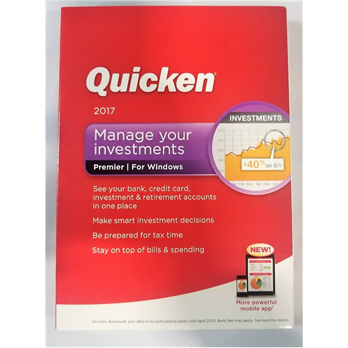 Quicken 2017 Premier 