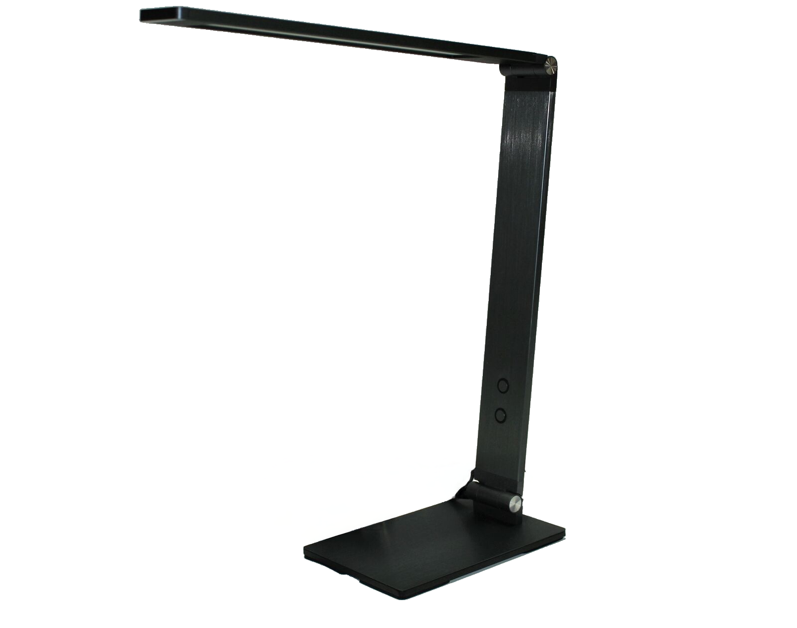 Electrix LED Slim Foldable T Desk Lamp Black Brushed Aluminum 10W, 110-240V, 4x Brightness adjustments