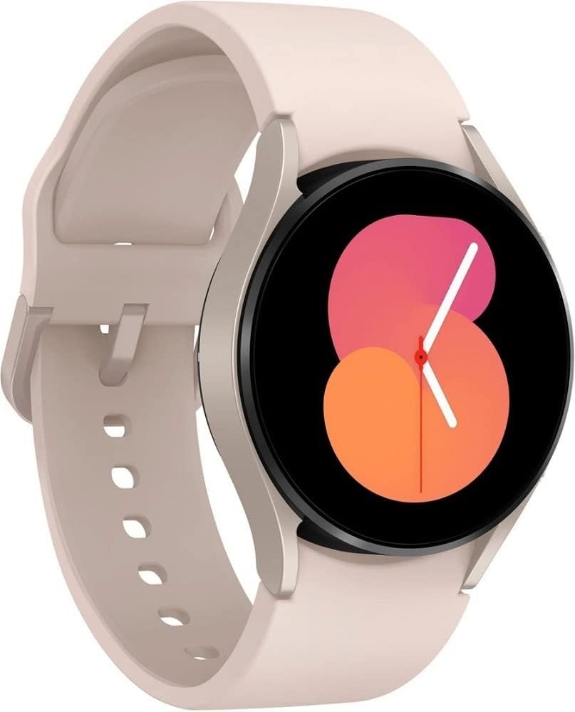 Samsung Galaxy Watch 5 40mm Bluetooth GPS Pink Band SM-R900NZDCXAA - Pink Gold with 2x chargers