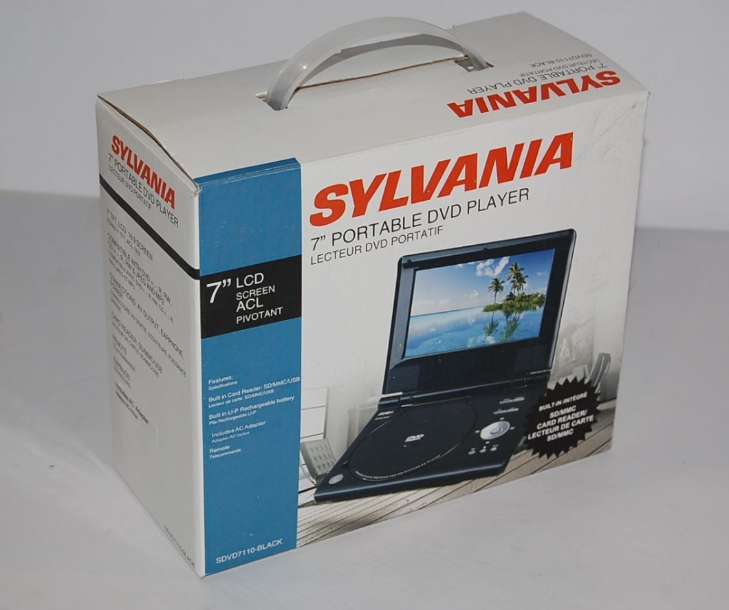 Sylvania SDVD7110-BLACK 7" Portable DVD Player