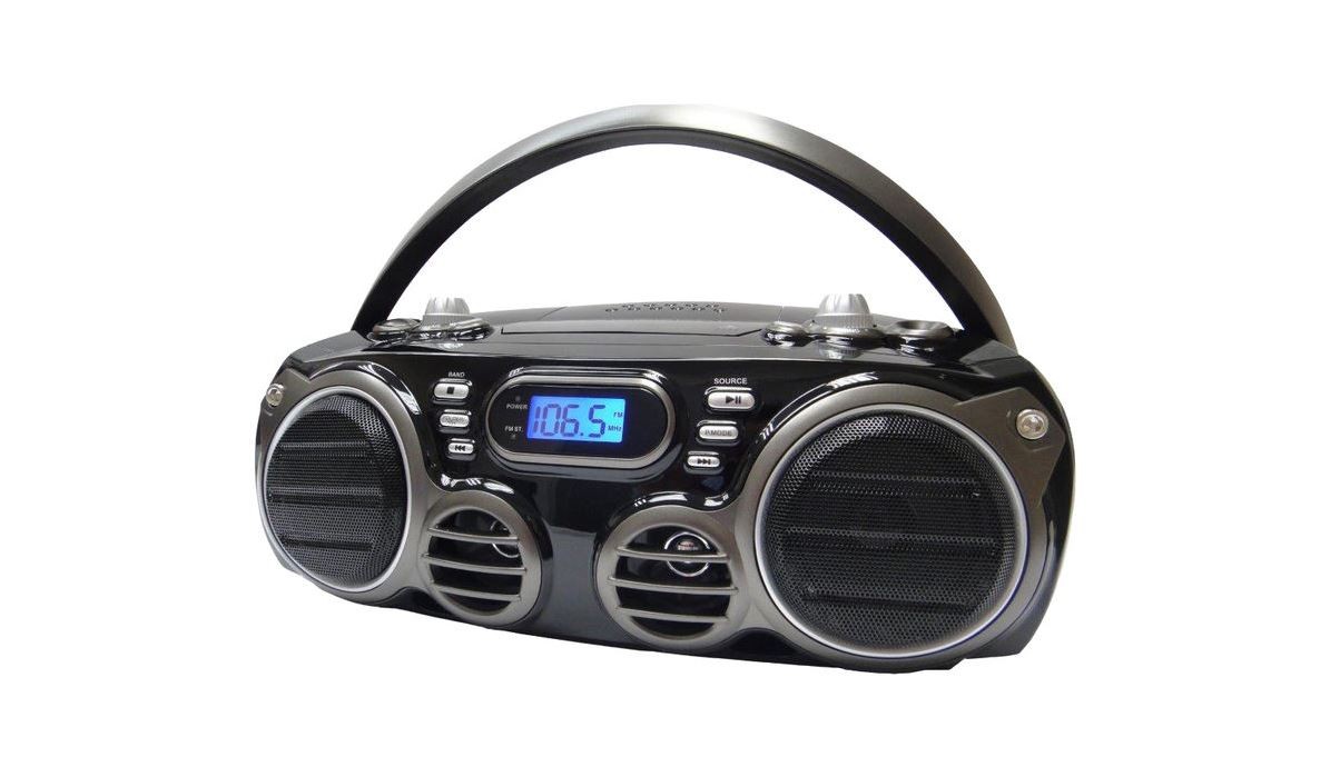 Sylvania SRCD682BT Bluetooth CD Boombox