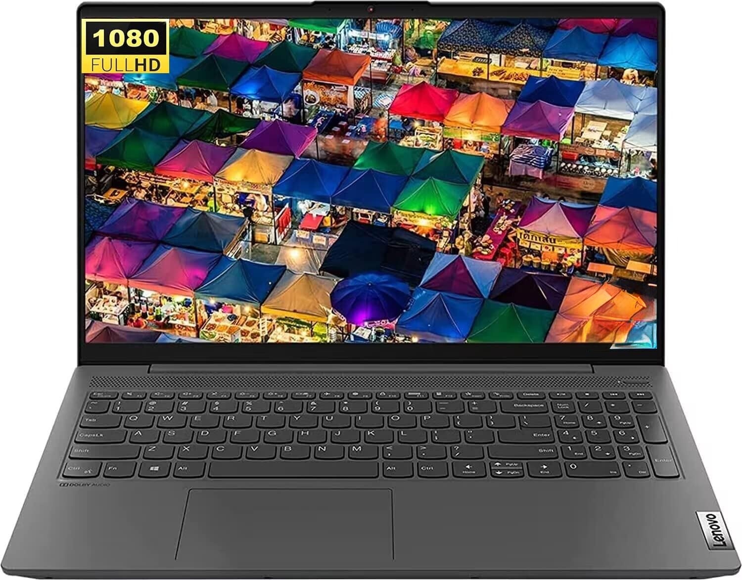 Lenovo IdeaPad 5 15.6" (1920 x 1080) FHD IPS Laptop, AMD Ryzen 7 5825U, Radeon Graphics, 16GB RAM 512GB SSD, Wi-Fi, Webcam, Windows 11 Home, Abyss Blue, 82SG00BLUS