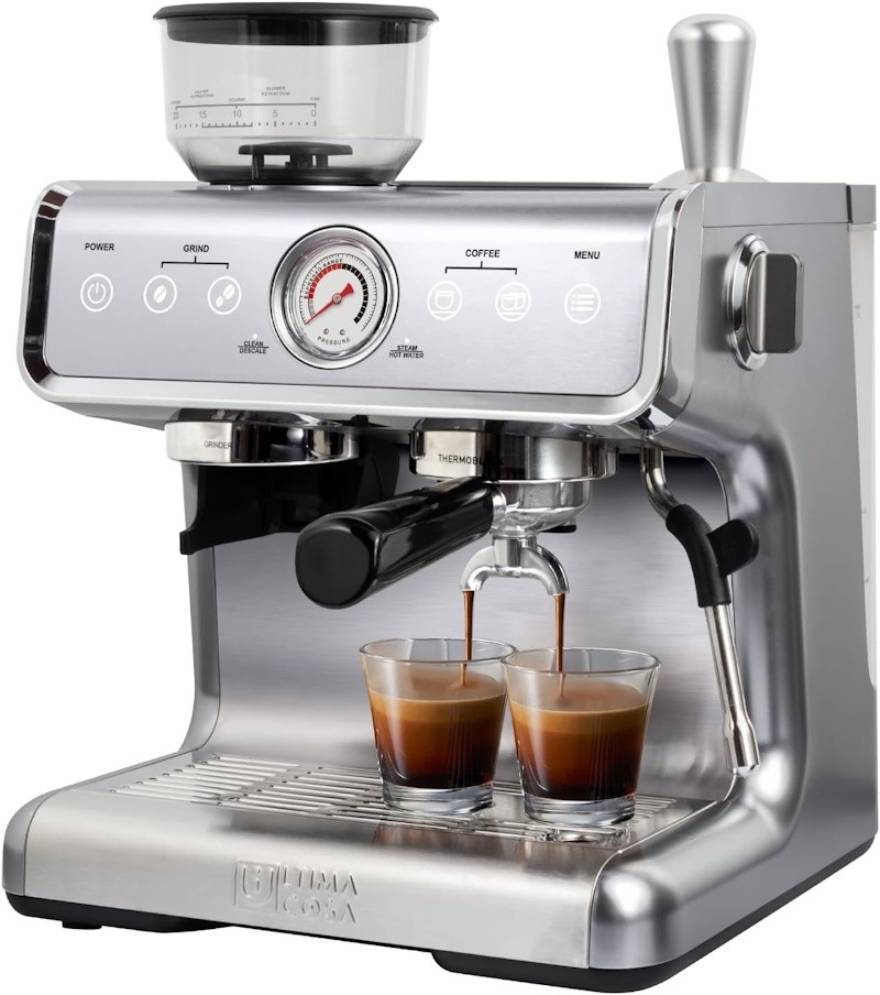 Espresso Machine With Grinder