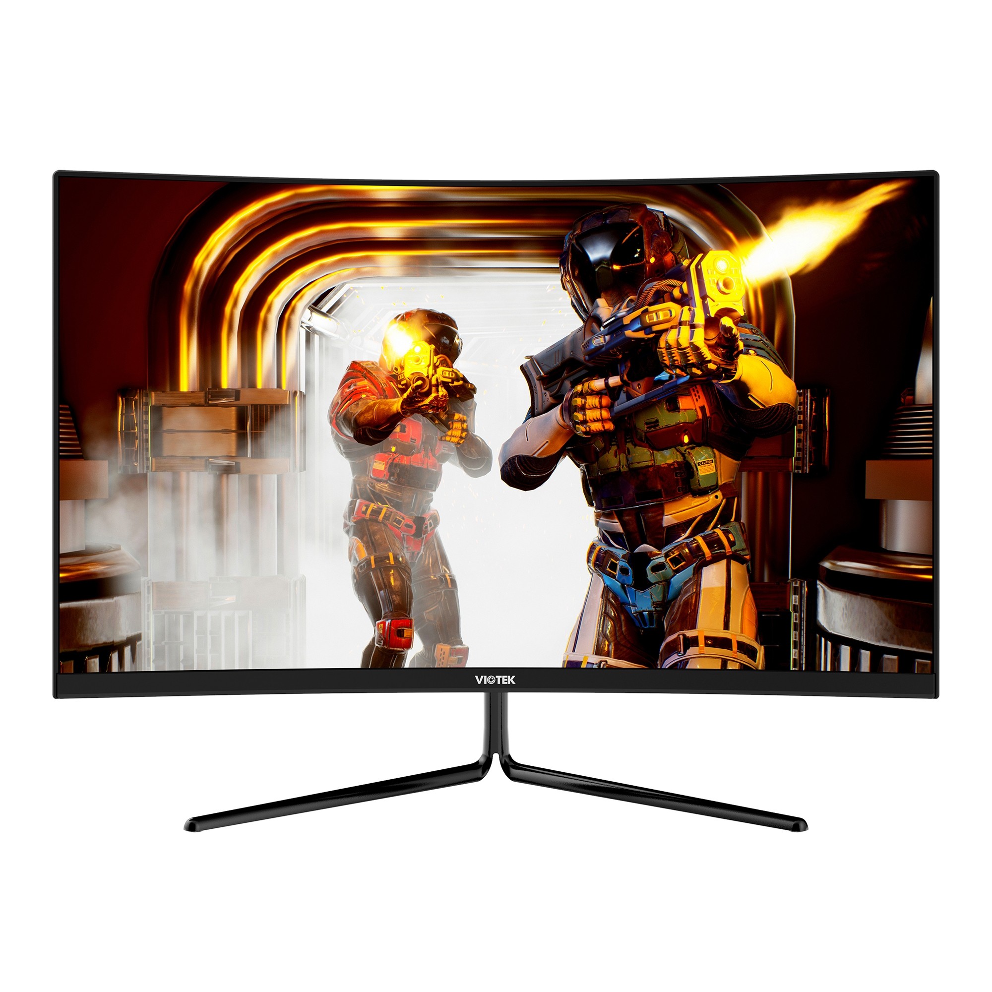  Viotek 27" LED Curved Gaming Monitor 144hz, 1440p, VESA Black - GN27DB 