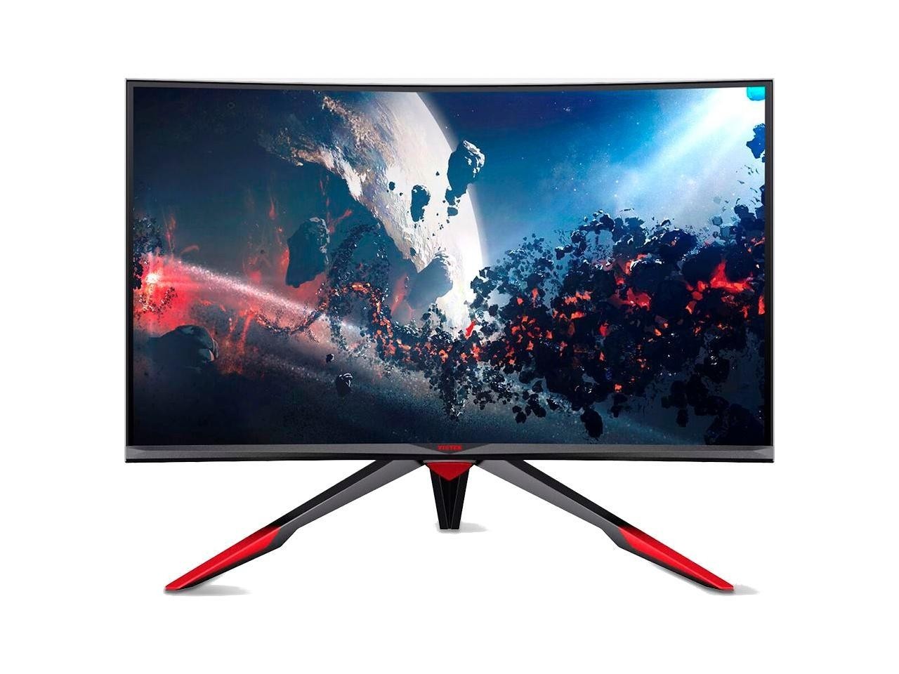 Viotek 32" Curved Gaming Monitor 144Hz QHD 2560x1440 Widescreen 1440P Resolution & FreeSync - GN32LD