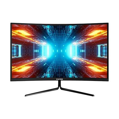 Viotek 27" LED Curved Gaming Monitor QHD, 144hz, 2560x1440, 1ms VA Panel, FreeSync, DisplayPort, HDMI, VESA - GNV27DB2 