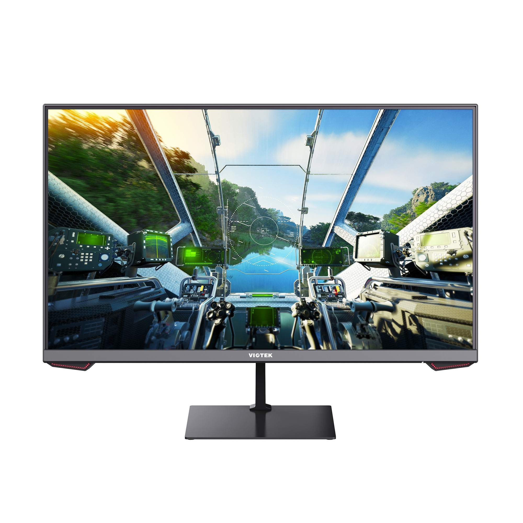 Viotek LED Monitor 24" 120HZ 1080P Super Thin Build w/Competition-Ready Adaptive Sync, HDMI & VGA - GFV24CB2