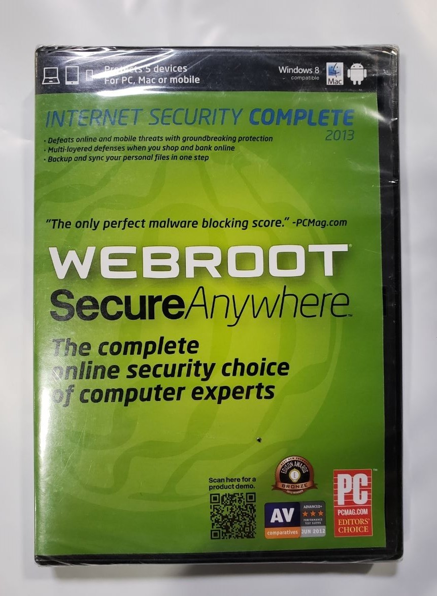 Secureanywhere 2013 3 dev 1yr for Mac
