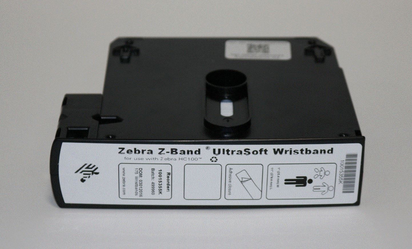 Zebra Z-Band UltraSoft Wristbands 1"x11"