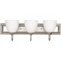 3LT-100W MB SCONCE FRSTD MILK GLS