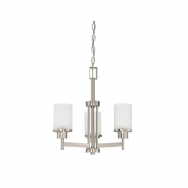 3 LT SOMES CHANDELIER LINEN GLS