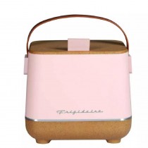 6-Can Mini Personal Fridge Cooler, Pink