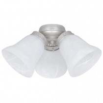 3 LT 60W CB ALABASTER GLS TURTLE FAN LT