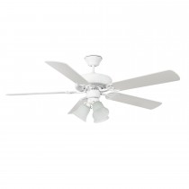 Concord 52" Celling Fan 3 Lights White