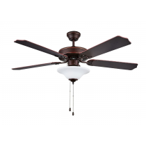 Heritage LED Ceiling Fan Bronze/ White