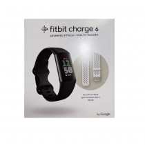 FITBIT CHARGE 6 BLACK PLUS SM WHT BAND