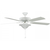 Heritage LED 52" Ceiling Fan White