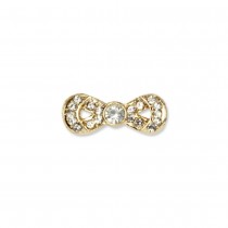 Jewelry for mobile devices Gold Bow