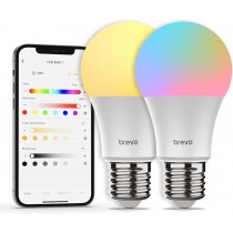 Brevo Light Bulb A19 e26 16mill color 2P