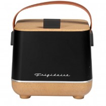6-Can Mini Personal Fridge Cooler Black
