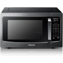 1.6 Cu.ft 1250W Black Stainless Microwav