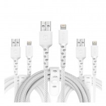 IHOME 3PK LIGHTNING TO USB-A CABLE