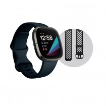 FITBIT SENSE BLACK BUNDLE W/BONUS BAND