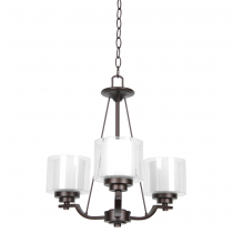 3-LT 100W MB ABBOT CHANDELIER