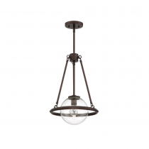 GALAXII 1-LT PENDANT WITH CLEAR SEEDED