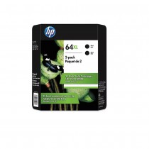 HP 64XL 2-PACK BLACK INK CARTRIDGE