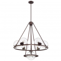 GALAXII 7-LT CHANDELIER WITH CLEAR SEED
