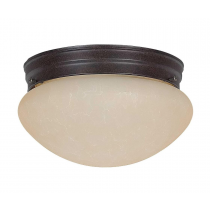 8IN C/M MSHRM TEA STAIN GLS RB