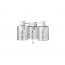 RYE DAMP LIGHT FIXTURE IN SATIN WHITE