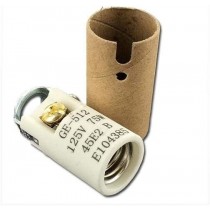 Luminance 1-9/16" High Heat Porcelain Socket D296 - 10-pack 