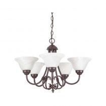 5 LT HANGING FIXTURE 5-100W RB