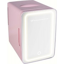 Frigidaire 6.5-Liter 9-Can Mini Portable Personal Fridge with Lighted Mirror Door EFMIS170_B-PINK