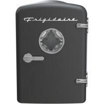 6-can Mini Fridge BLK, V2 Circle Window