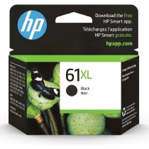 Genuine HP 61XL Black High Yield Ink 2PK