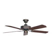 Concord Fans Nautika 52" Ceiling Fan Oil Rubbed Bronze with Weathered Bronze Blades for Wet Locations 52NA5ORB
