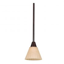 ADJ STM PENDANT TEA STN GLS RB